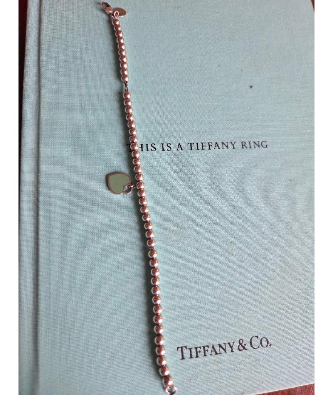 TIFFANY&CO Бирюзовый серебряный браслет, фото 6