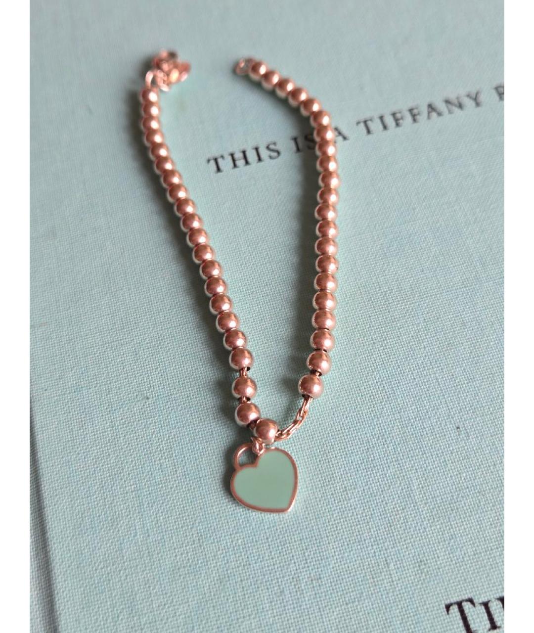TIFFANY&CO Бирюзовый серебряный браслет, фото 6