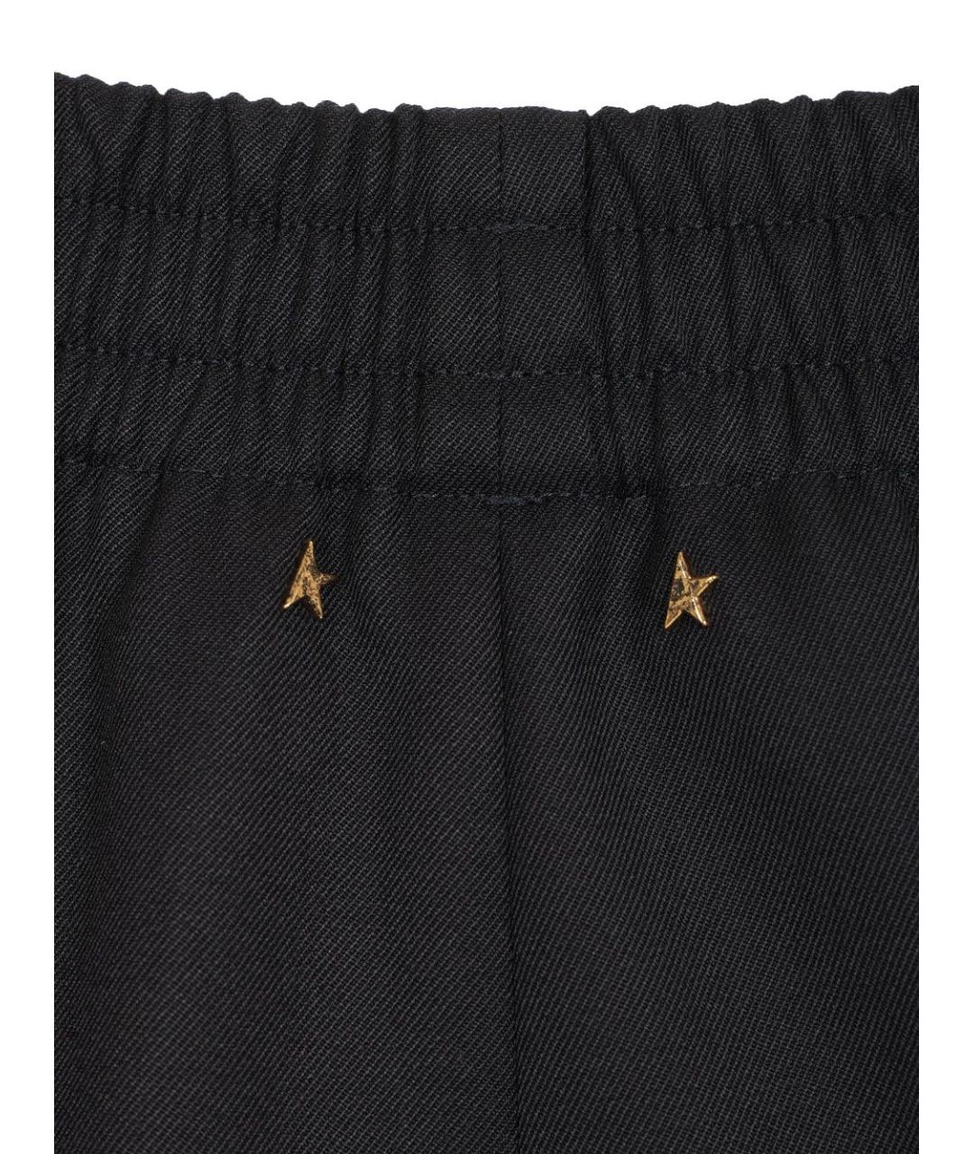 GOLDEN GOOSE Синие полиэстеровые прямые брюки, фото 5