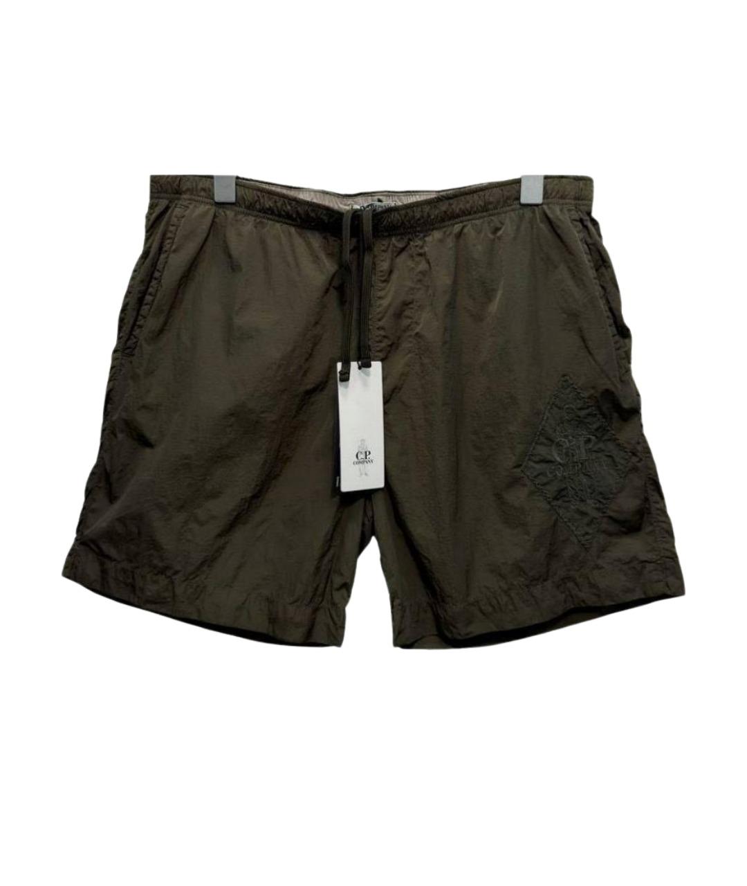 CP COMPANY Хаки нейлоновые шорты, фото 1