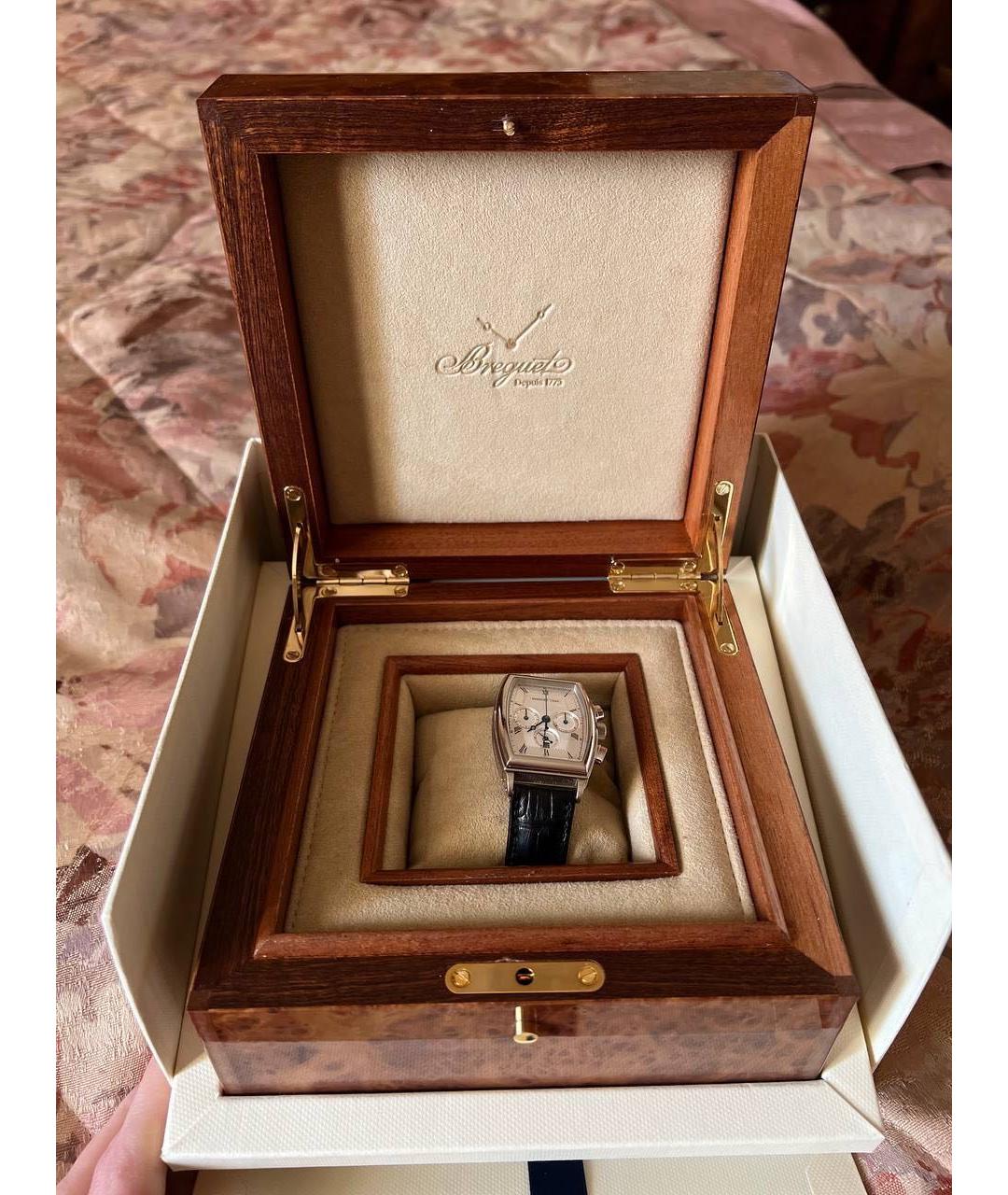 Breguet Черные часы из белого золота, фото 4