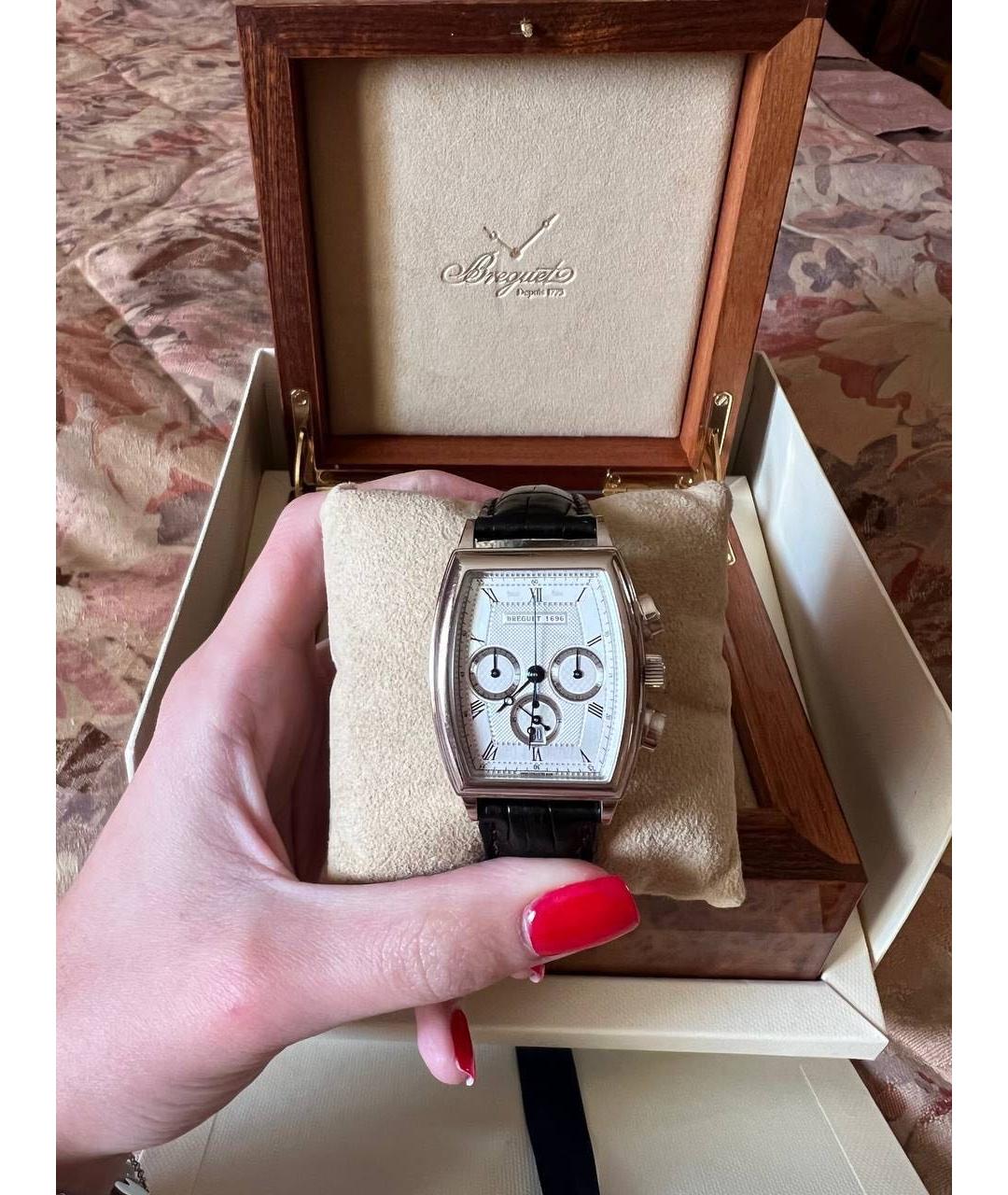 Breguet Черные часы из белого золота, фото 5