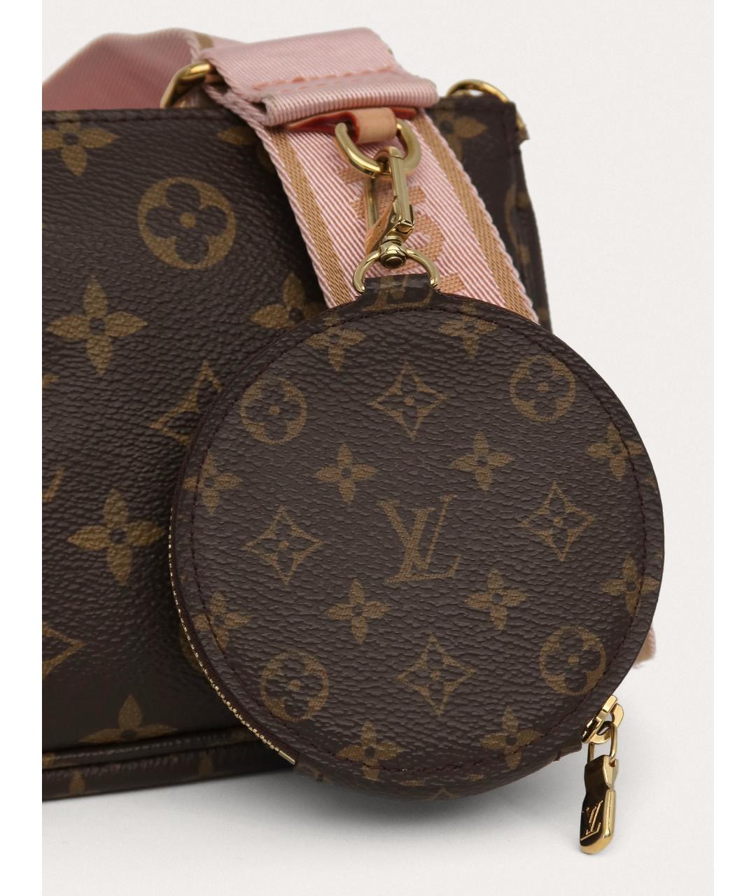 LOUIS VUITTON Коричневая сумка через плечо, фото 6