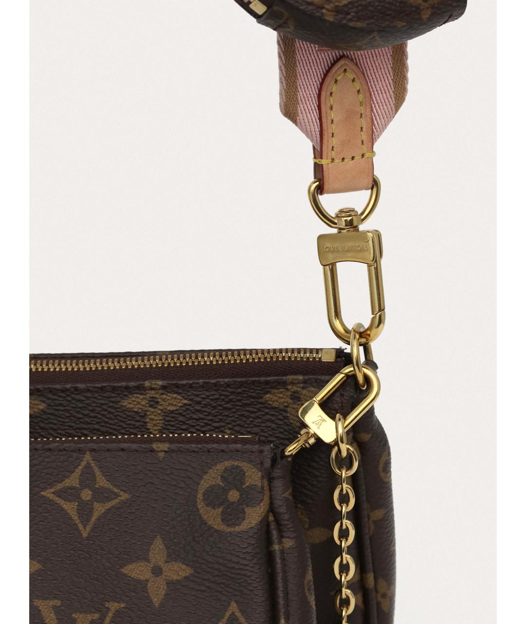 LOUIS VUITTON Коричневая сумка через плечо, фото 5