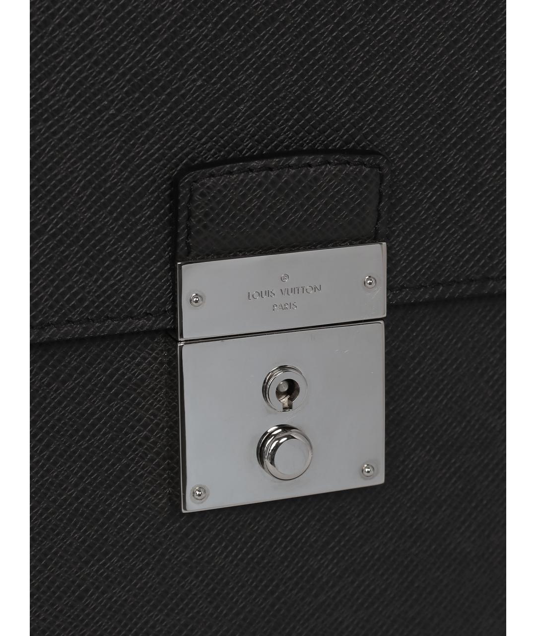 LOUIS VUITTON Черный портфель, фото 5