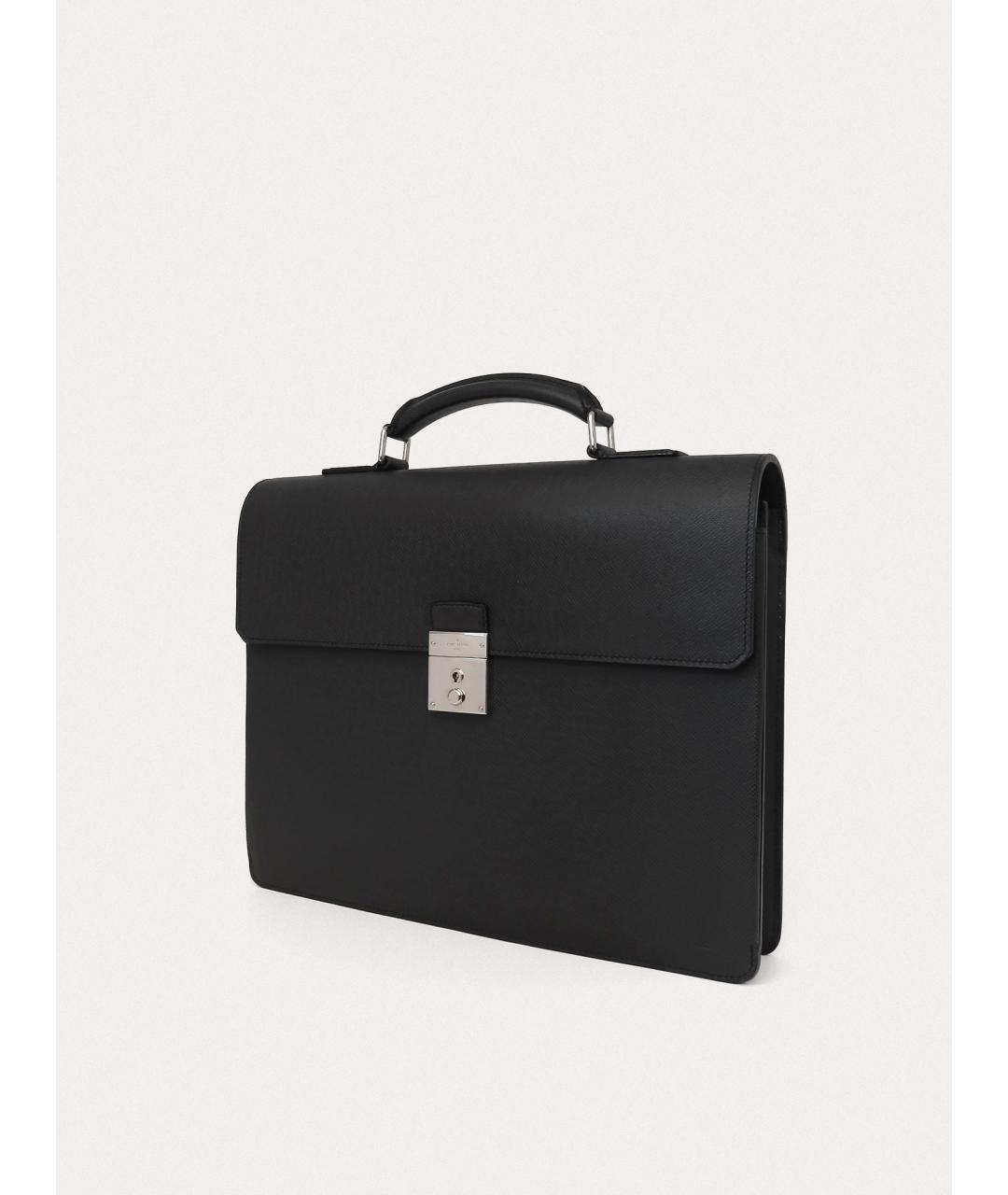 LOUIS VUITTON Черный портфель, фото 2