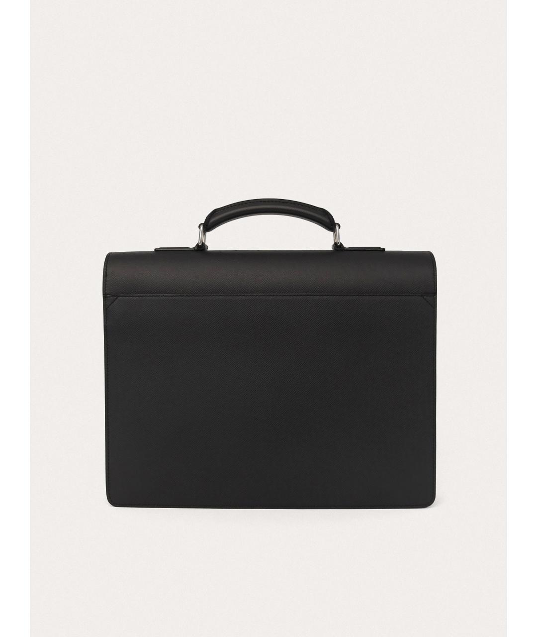 LOUIS VUITTON Черный портфель, фото 3