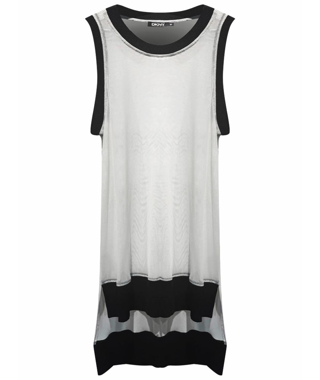 DKNY Белое нейлоновое платье, фото 1