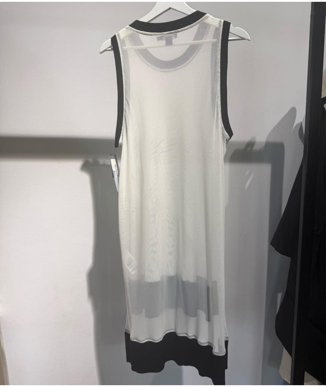 DKNY Белое нейлоновое платье, фото 2