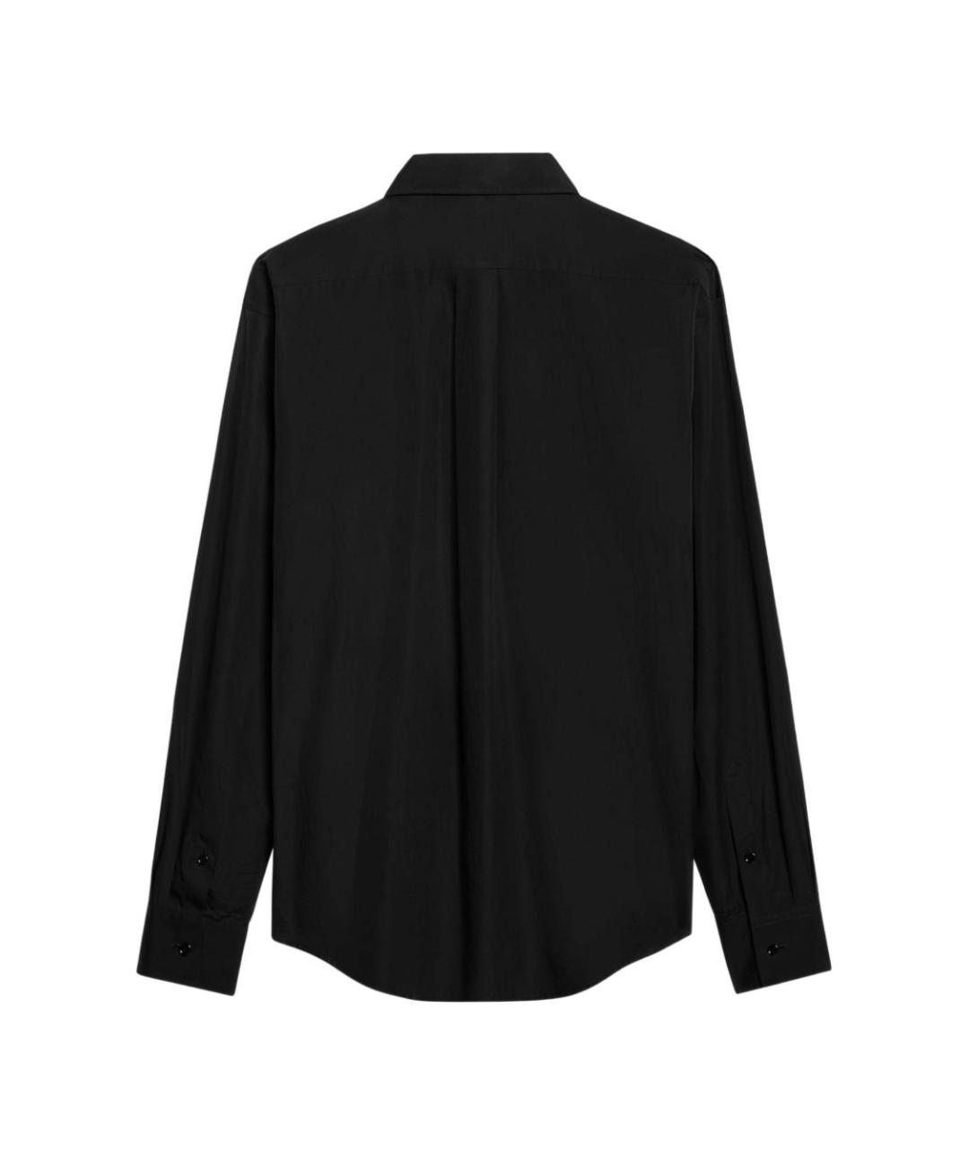 CELINE Черная хлопковая классическая рубашка, фото 2