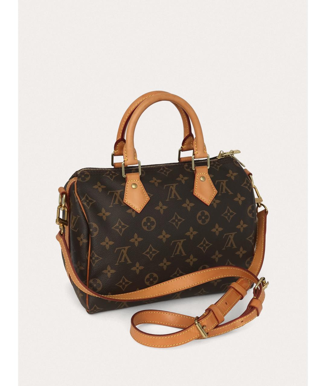 LOUIS VUITTON Коричневая сумка с короткими ручками, фото 3