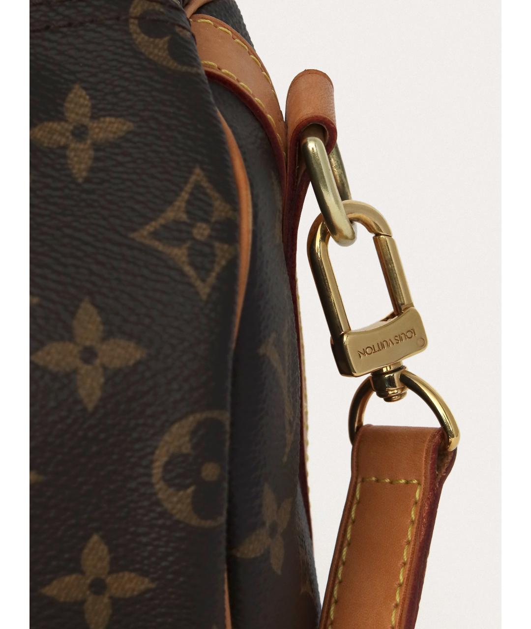 LOUIS VUITTON Коричневая сумка с короткими ручками, фото 5