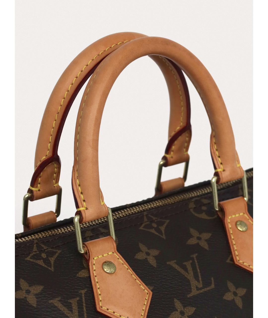 LOUIS VUITTON Коричневая сумка с короткими ручками, фото 6