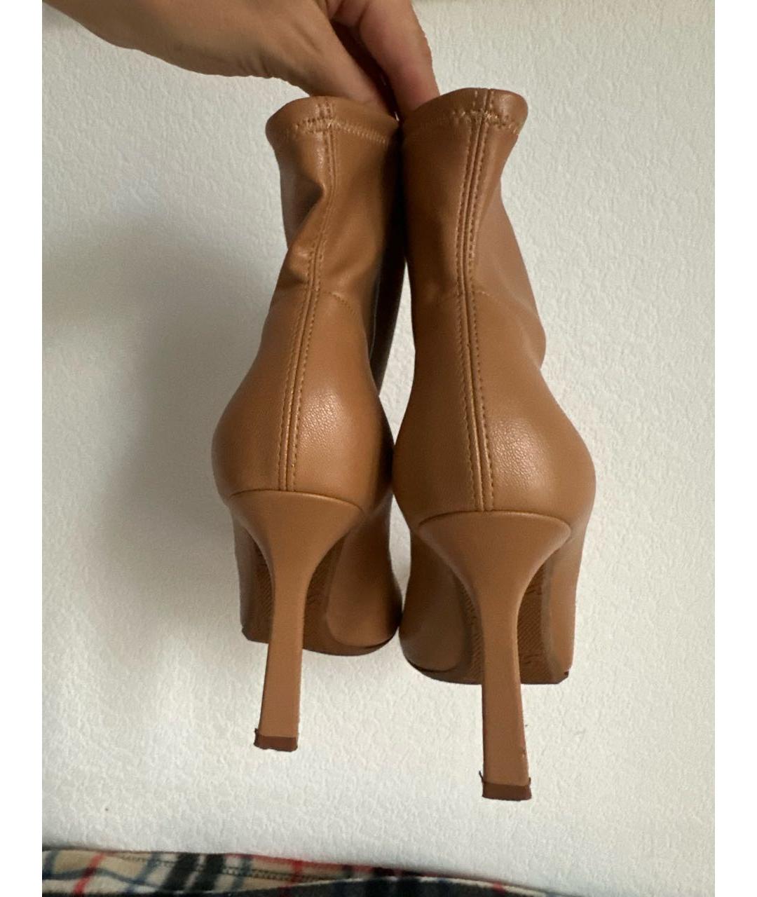 CASADEI Бежевые кожаные полусапоги, фото 4