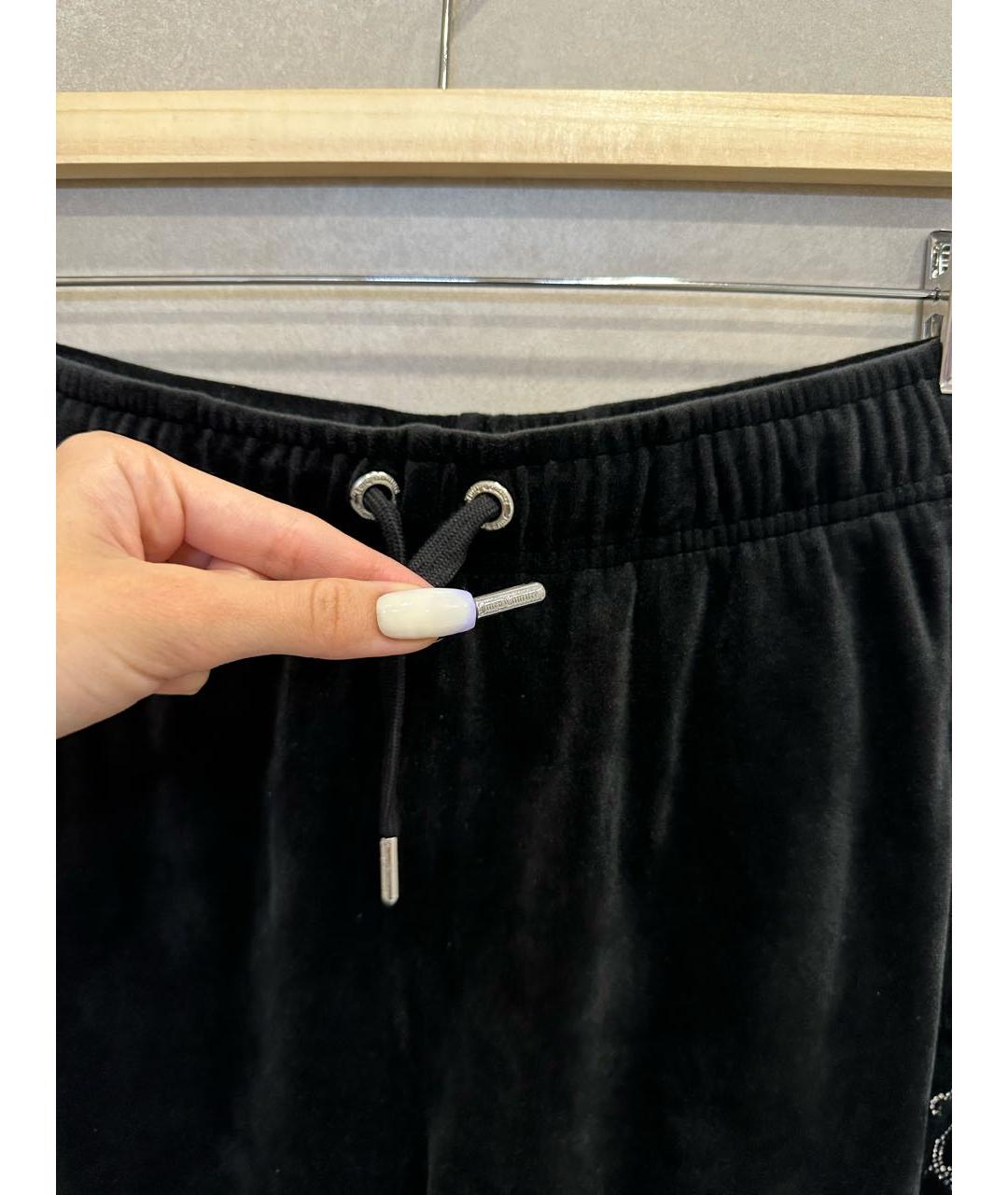 JUICY COUTURE Черный велюровый костюм с брюками, фото 7