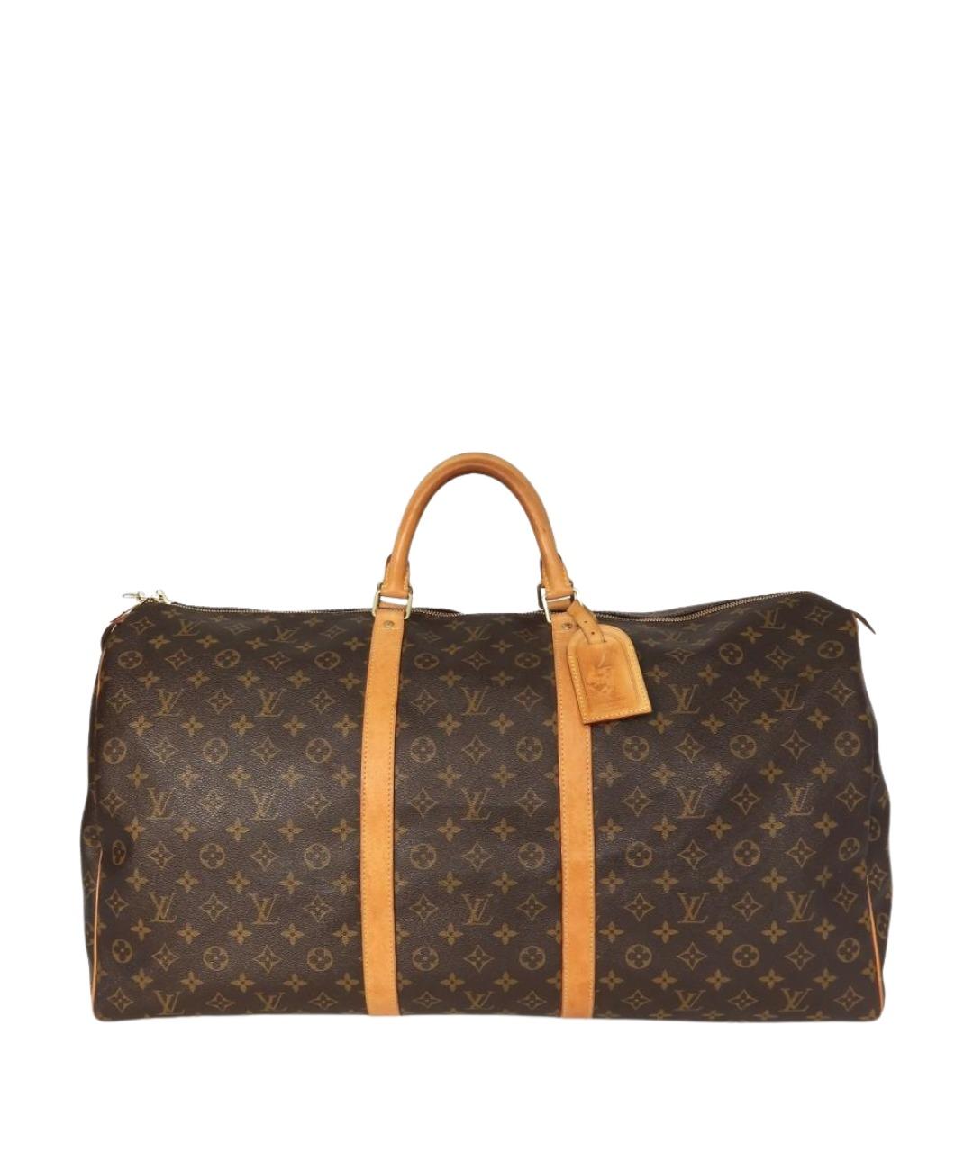 LOUIS VUITTON Коричневая дорожная/спортивная сумка, фото 1