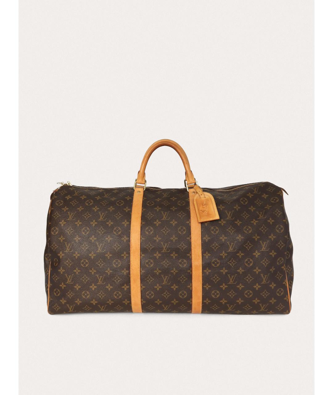 LOUIS VUITTON Коричневая дорожная/спортивная сумка, фото 6