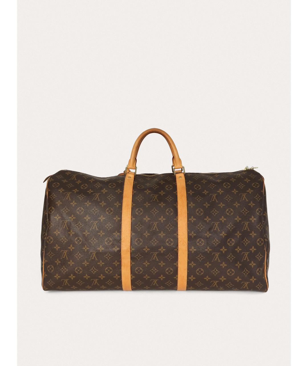 LOUIS VUITTON Коричневая дорожная/спортивная сумка, фото 3