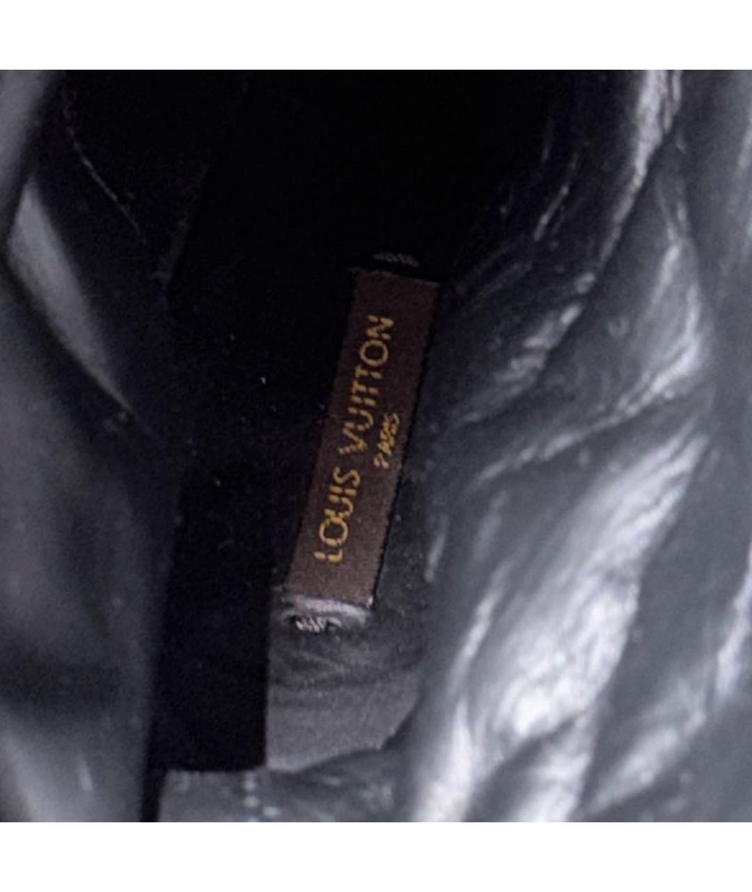 LOUIS VUITTON Коричневые замшевые сапоги, фото 8