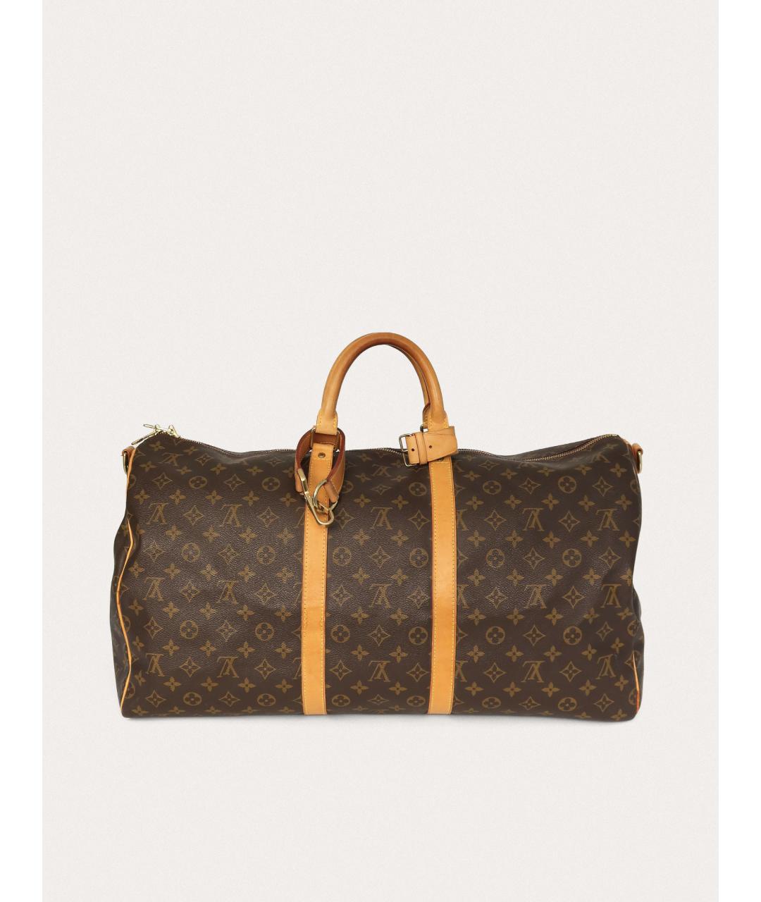 LOUIS VUITTON Коричневая дорожная/спортивная сумка, фото 3