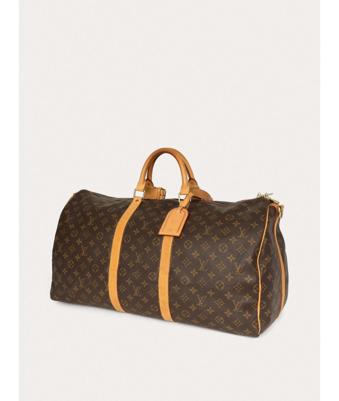 LOUIS VUITTON Коричневая дорожная/спортивная сумка, фото 2