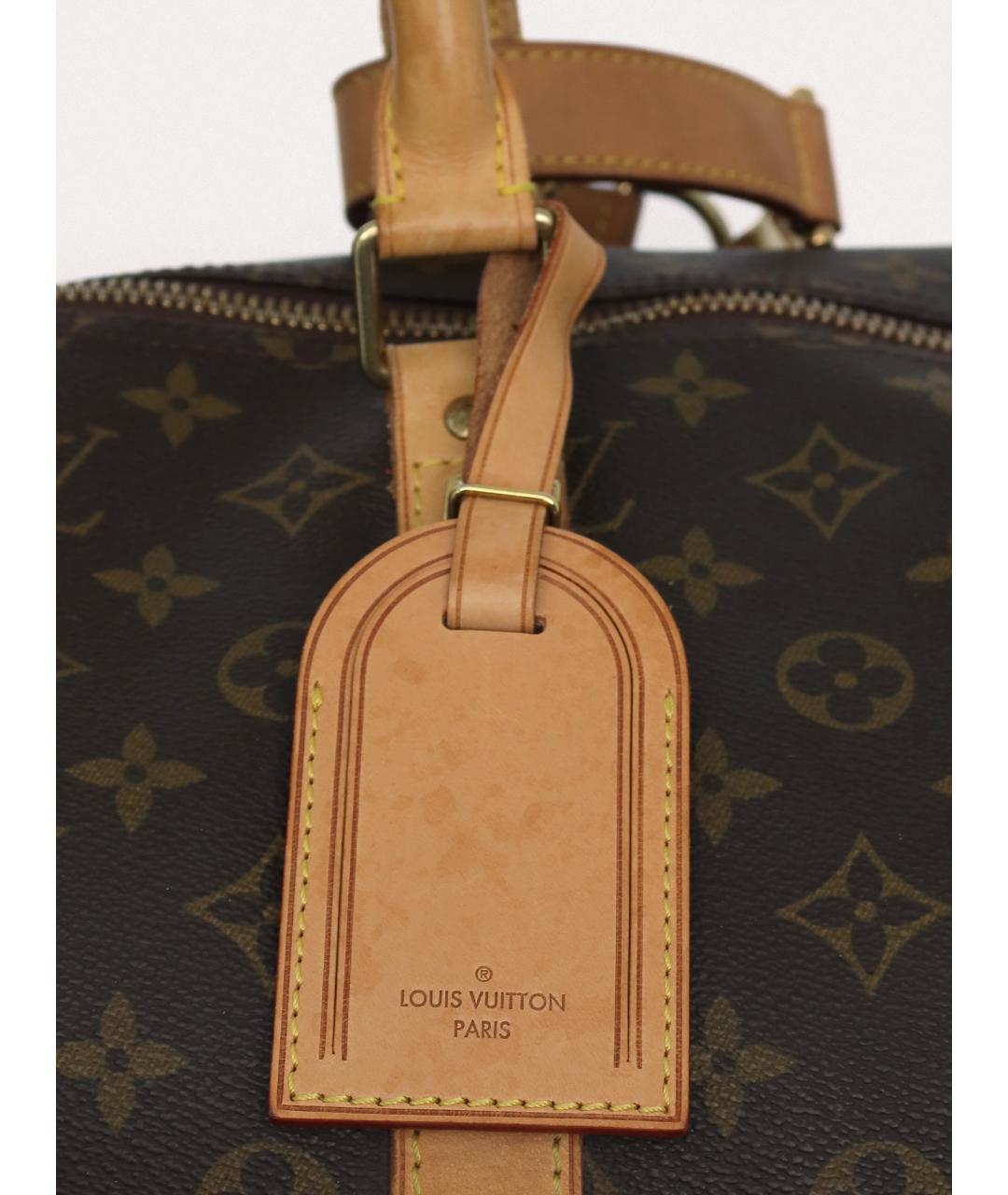 LOUIS VUITTON Коричневая дорожная/спортивная сумка, фото 7