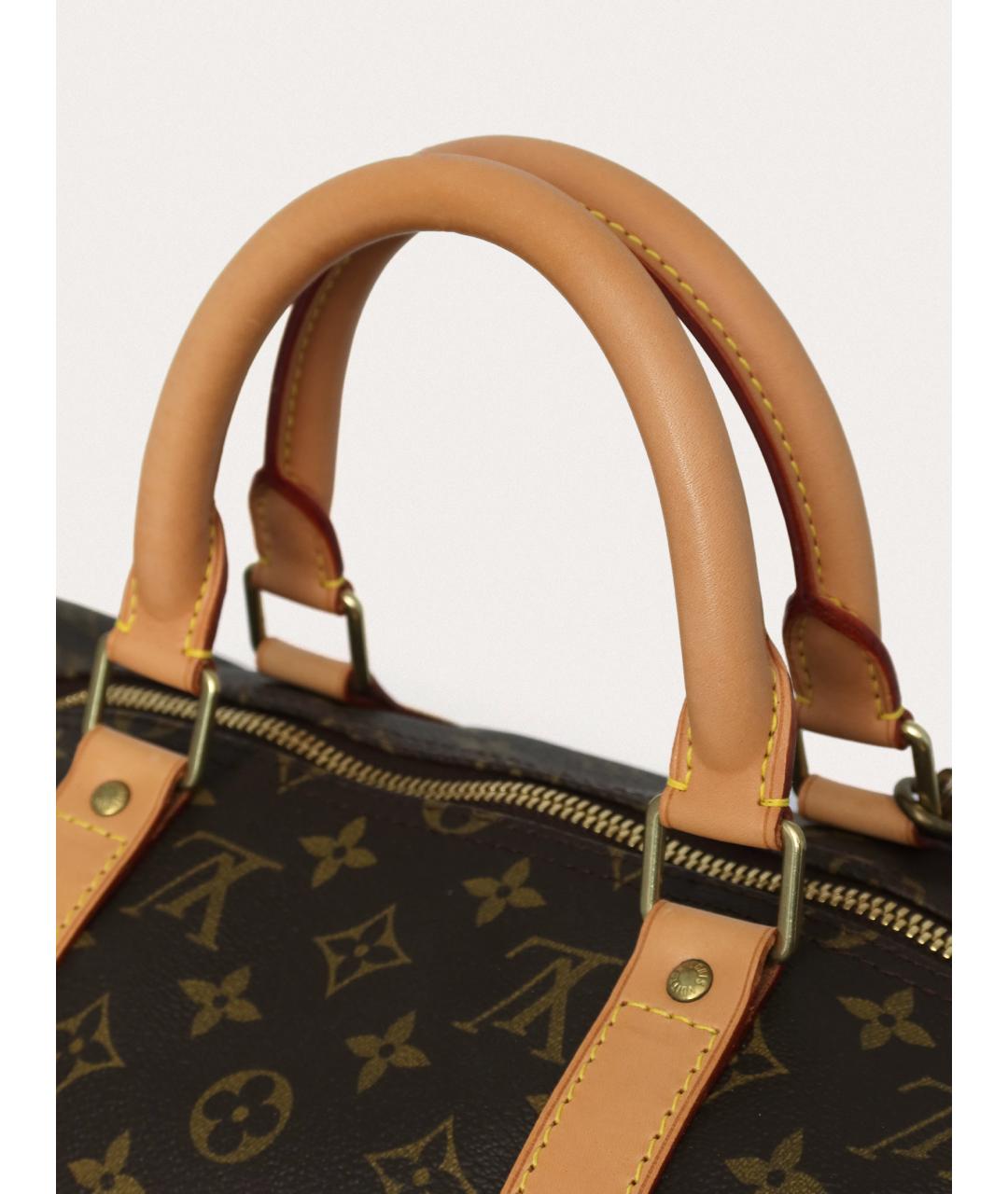 LOUIS VUITTON Коричневая дорожная/спортивная сумка, фото 7