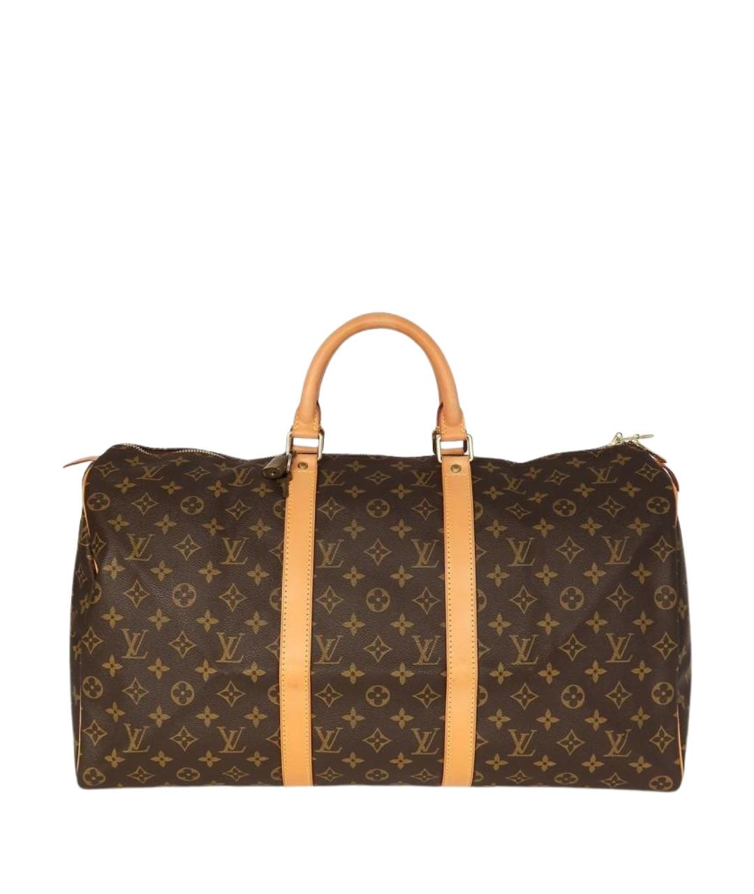 LOUIS VUITTON Коричневая дорожная/спортивная сумка, фото 1