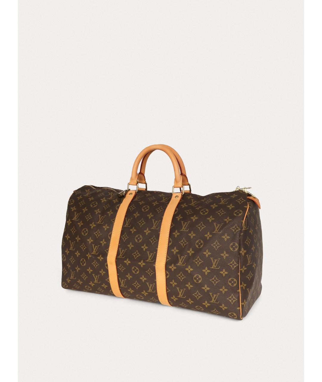 LOUIS VUITTON Коричневая дорожная/спортивная сумка, фото 2