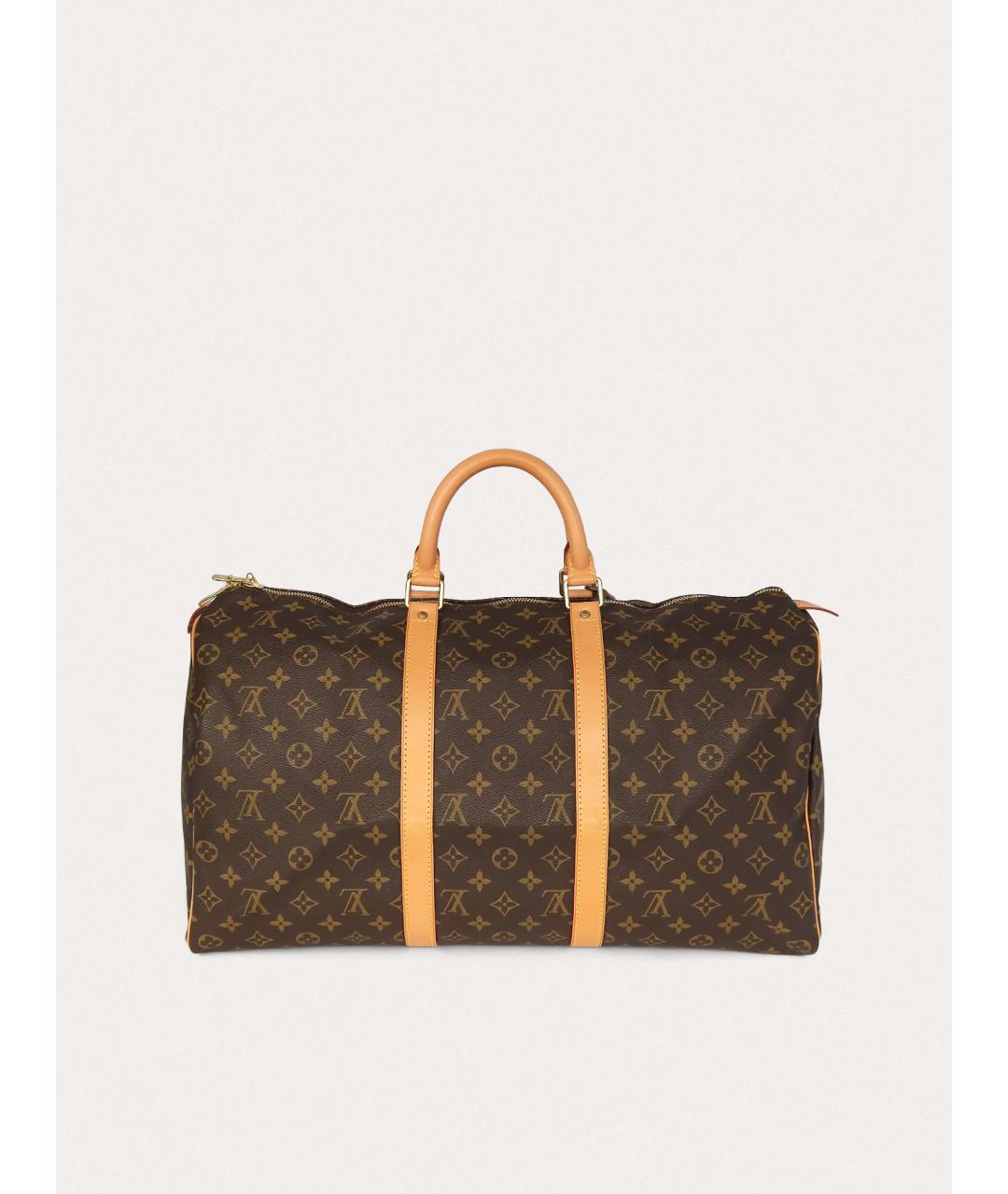 LOUIS VUITTON Коричневая дорожная/спортивная сумка, фото 3