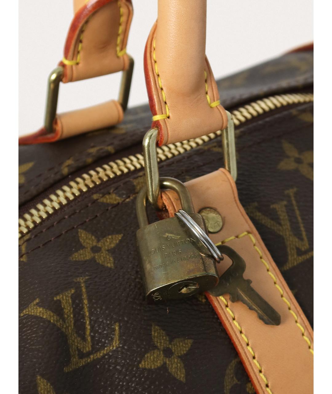 LOUIS VUITTON Коричневая дорожная/спортивная сумка, фото 6