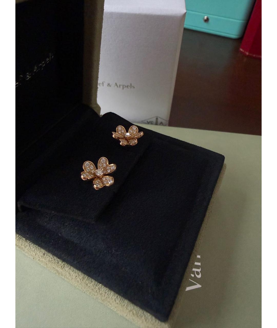 VAN CLEEF & ARPELS Золотые серьги из желтого золота, фото 2