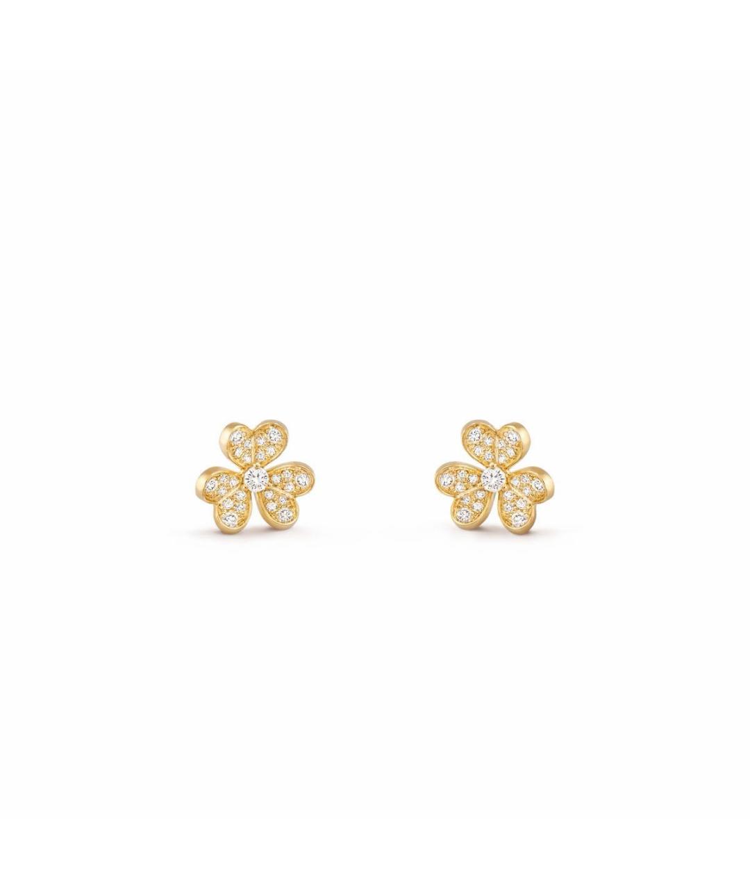 VAN CLEEF & ARPELS Золотые серьги из желтого золота, фото 6