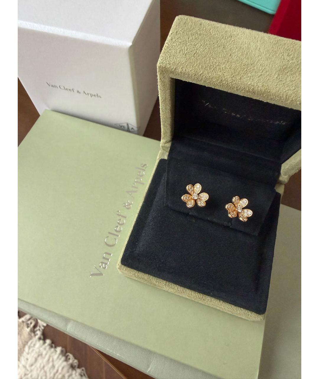 VAN CLEEF & ARPELS Золотые серьги из желтого золота, фото 4