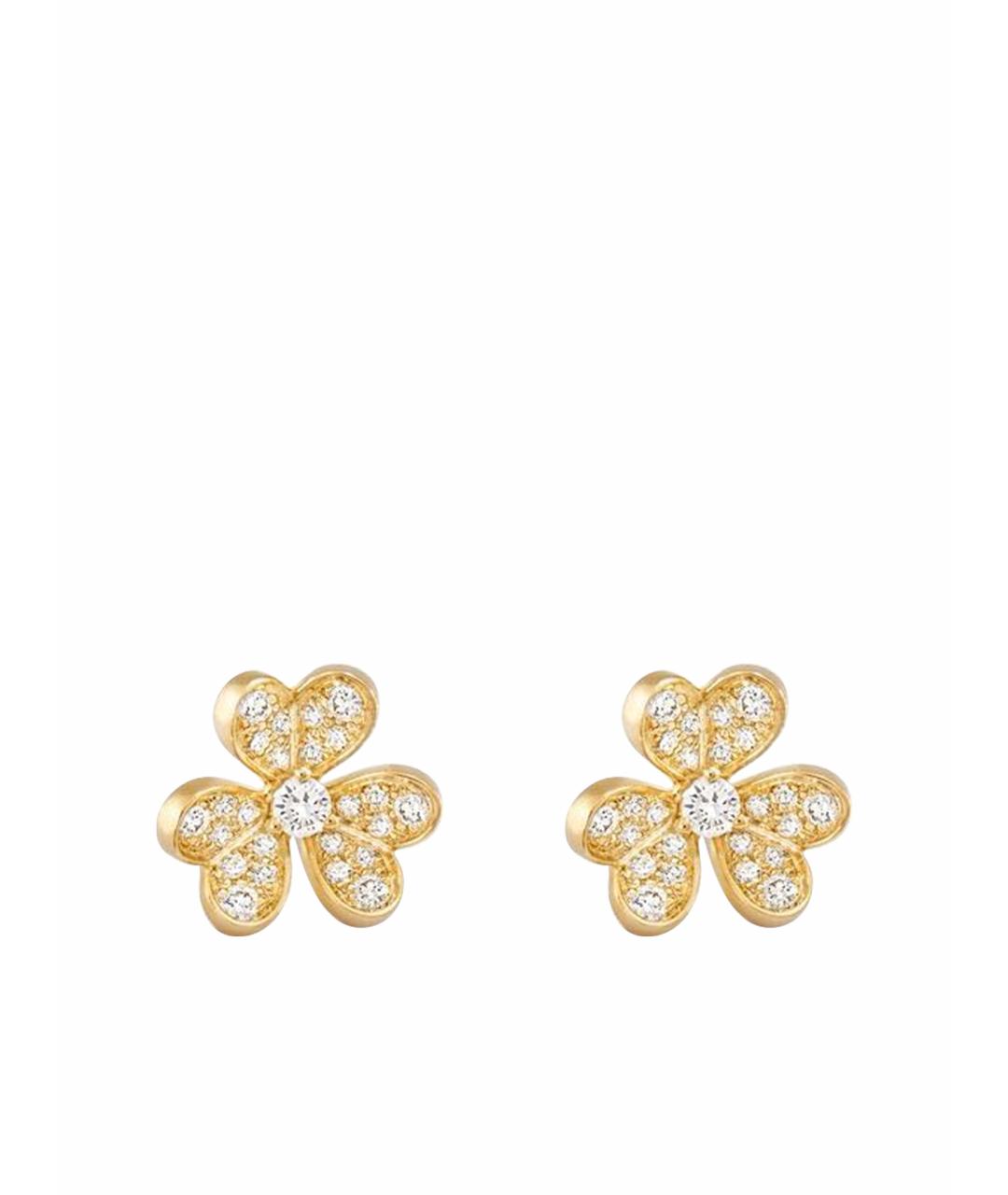 VAN CLEEF & ARPELS Золотые серьги из желтого золота, фото 1
