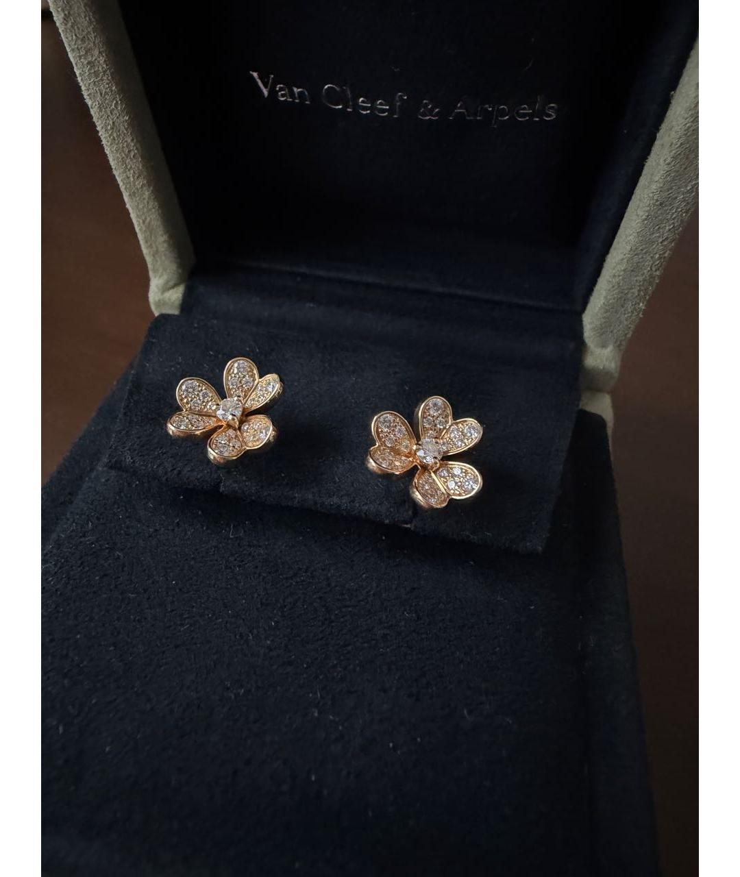 VAN CLEEF & ARPELS Золотые серьги из желтого золота, фото 5