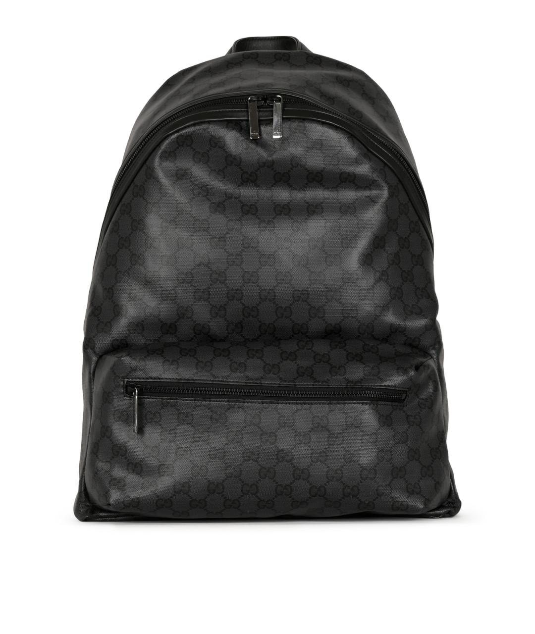 GUCCI Черный рюкзак из канвы, фото 1