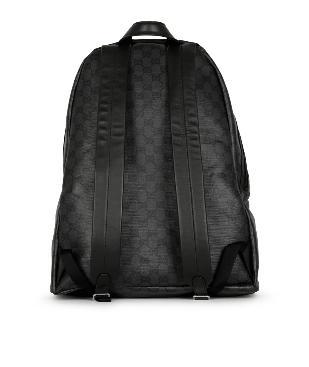 GUCCI Черный рюкзак из канвы, фото 6