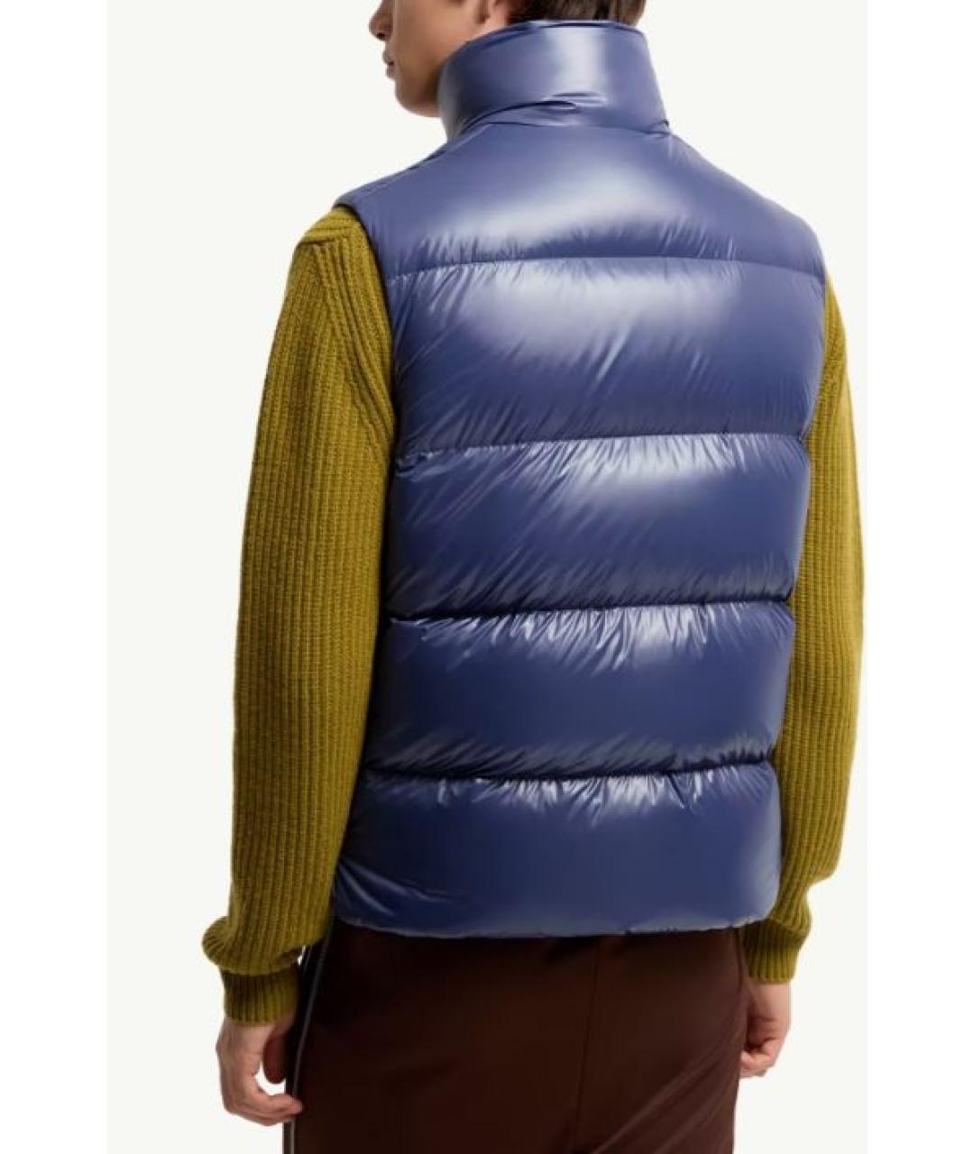 MONCLER Синий жилет, фото 2