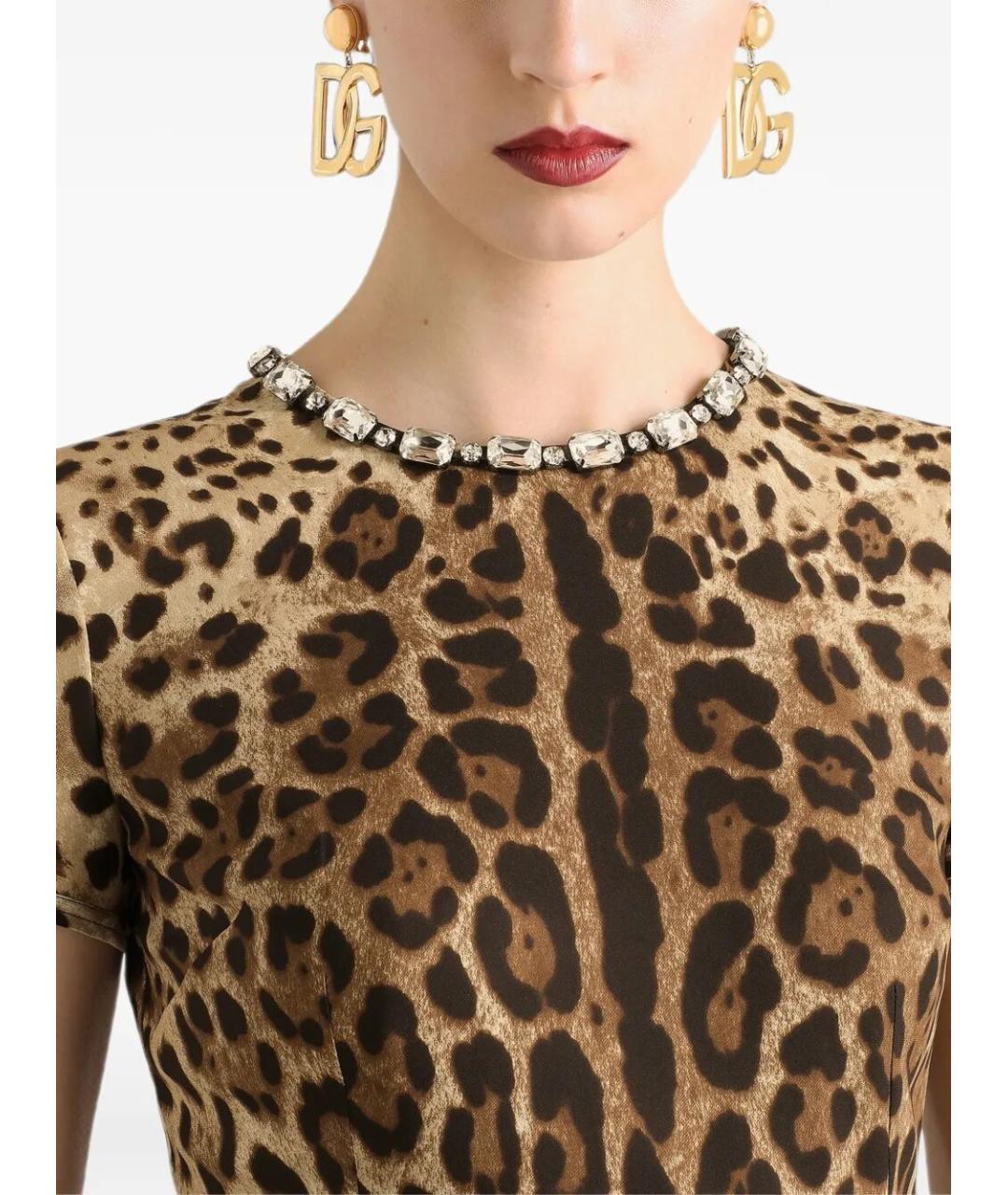 DOLCE&GABBANA Шелковое платье, фото 4