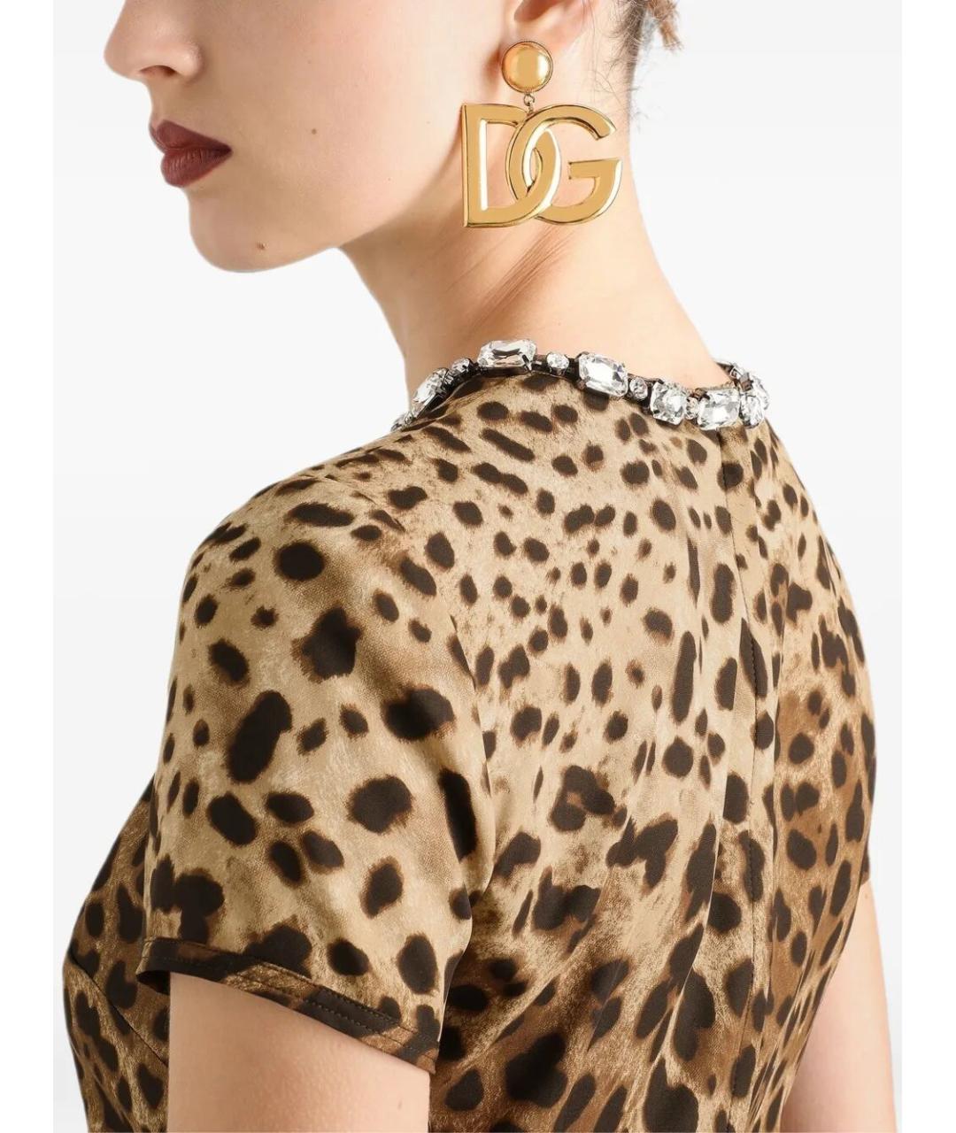 DOLCE&GABBANA Шелковое платье, фото 5