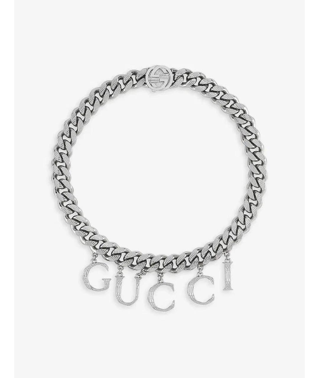 GUCCI Серебряный чокер, фото 5