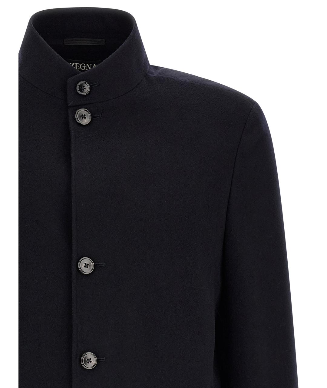 ZEGNA Синее кашемировое пальто, фото 3