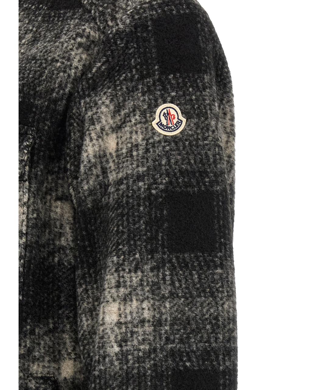 MONCLER Серая кэжуал рубашка, фото 5