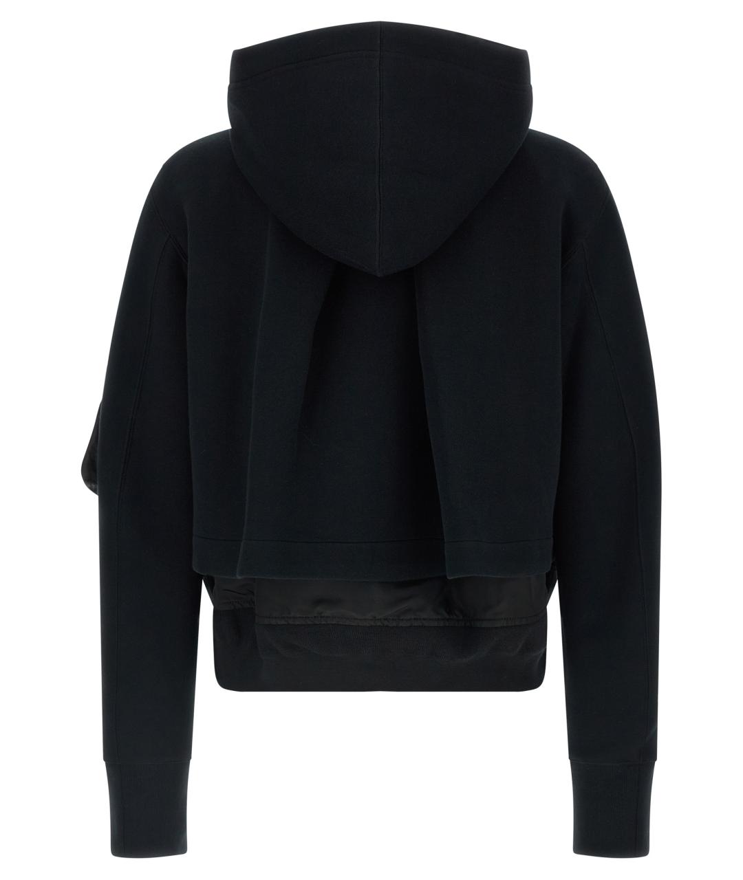SACAI Черная хлопковая куртка, фото 3