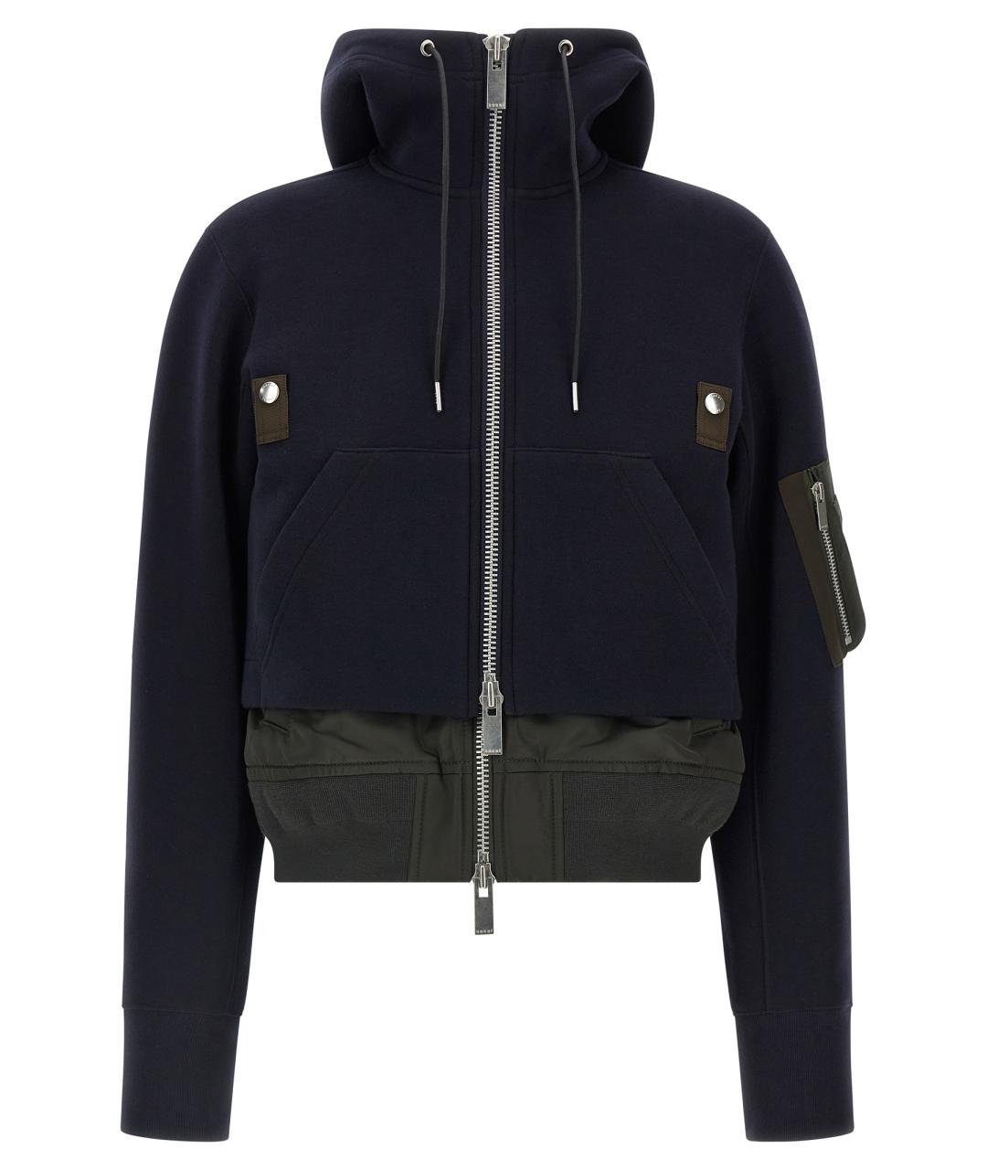 SACAI Синяя хлопковая куртка, фото 1