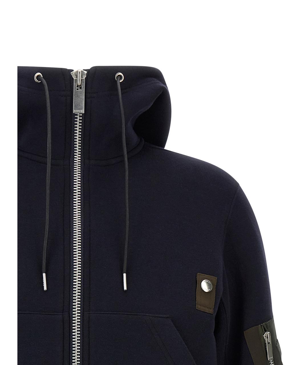 SACAI Синяя хлопковая куртка, фото 4