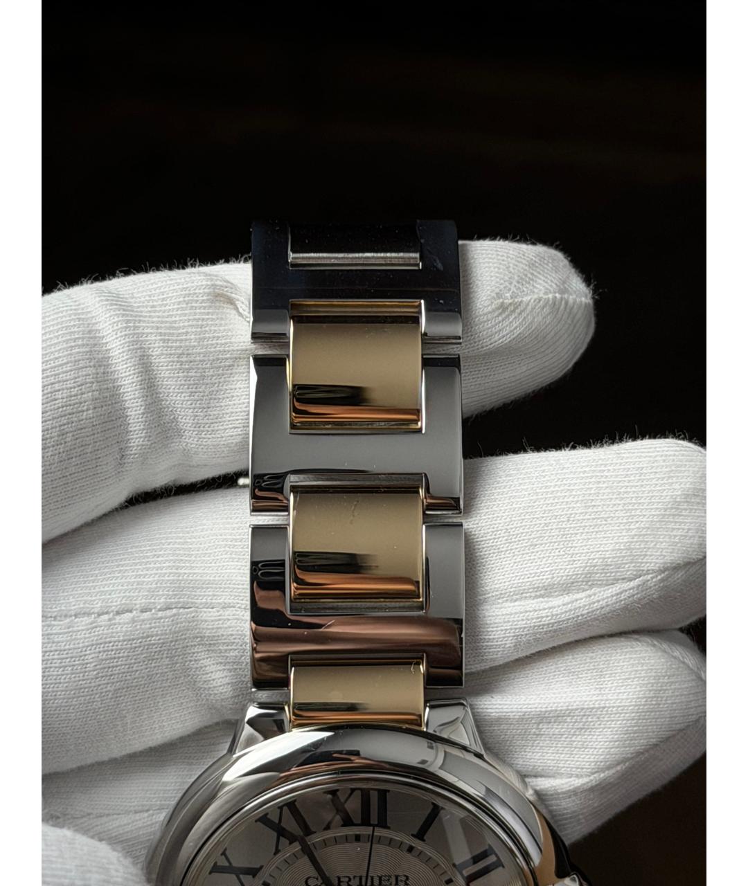 CARTIER Серебряные часы из желтого золота, фото 7