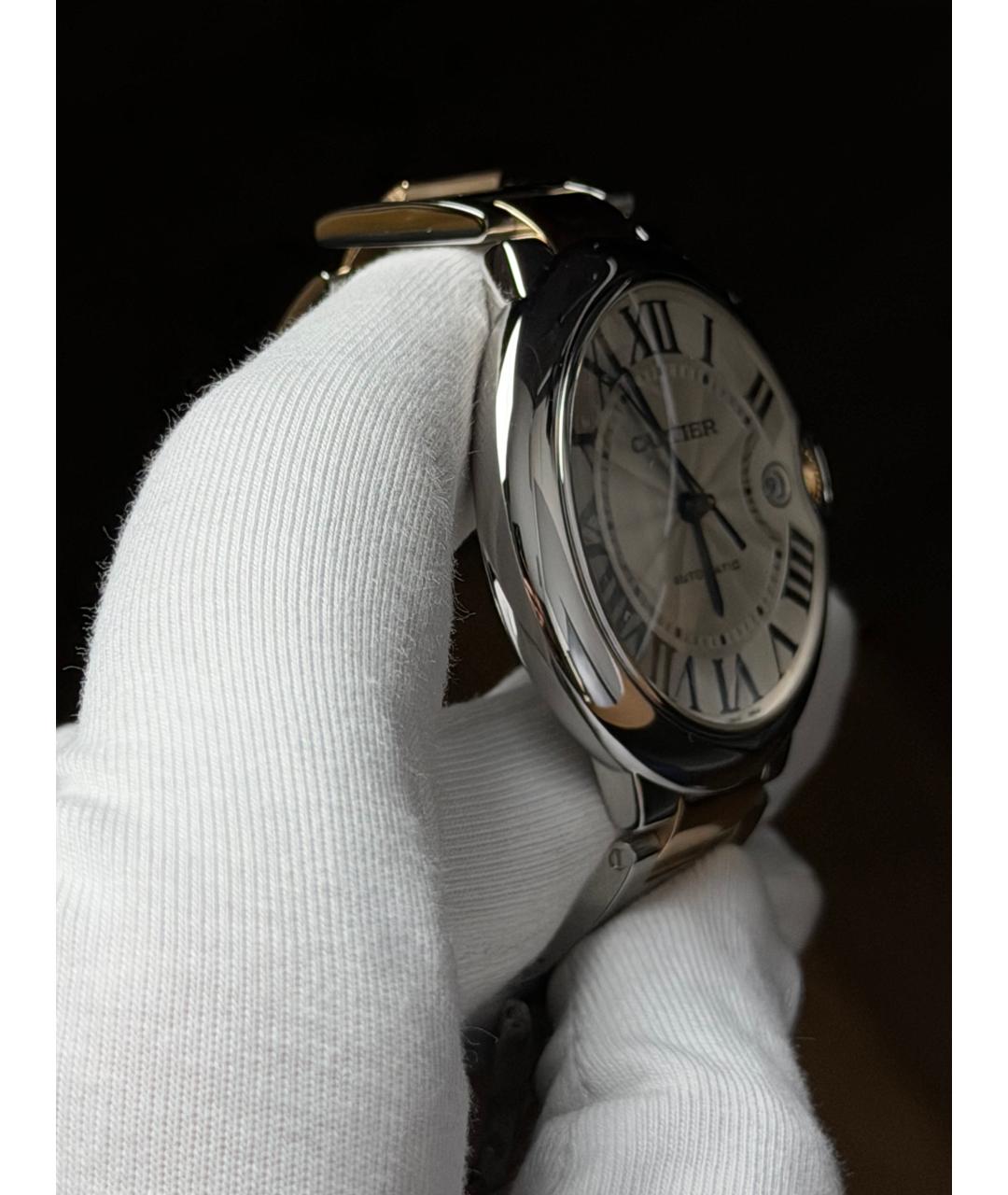 CARTIER Серебряные часы из желтого золота, фото 5