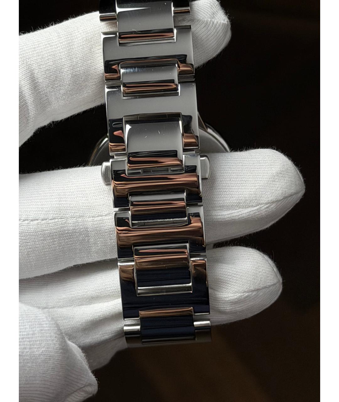 CARTIER Серебряные часы из желтого золота, фото 8